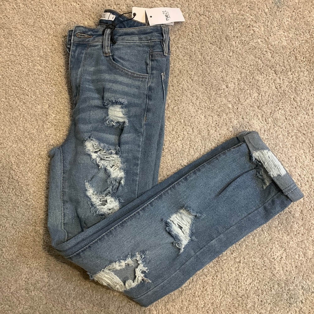 Rue21 Ripped Mom Jeans
